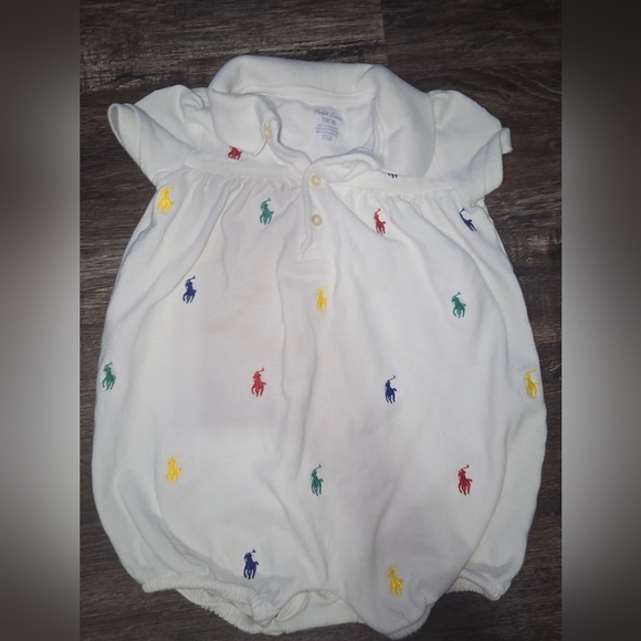 Ralph Lauren 12M Baby Onesie Multicolor - Picture 4 of 8
